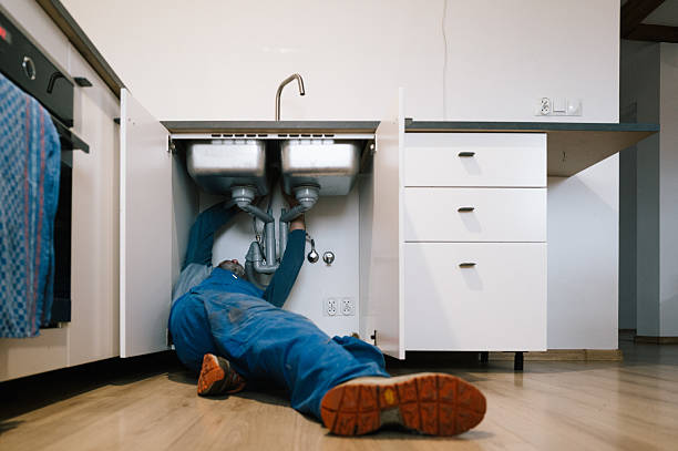 Professional Pipe Repair technician working in Baldwin, MI